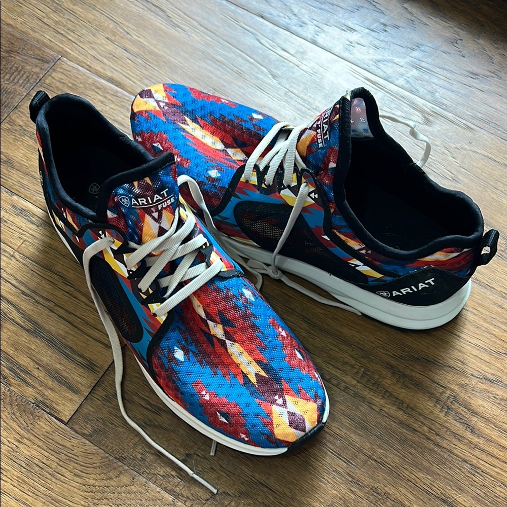 Ariat Women’s Blue Geo Print Sneakers